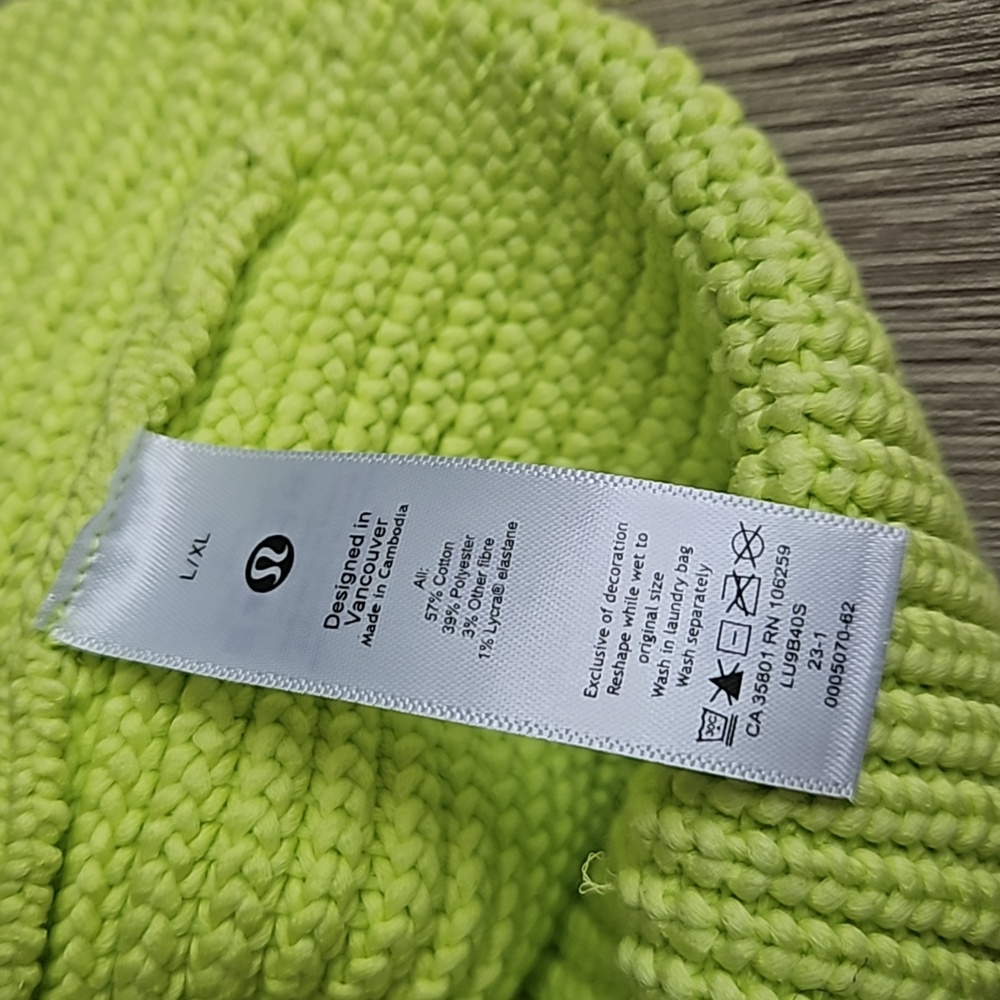 Lululemon Close-Fit Cotton-Blend Ribbed Beanie - Picture 2 of 4